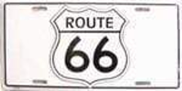 Route 66 Shield License Plate-1
