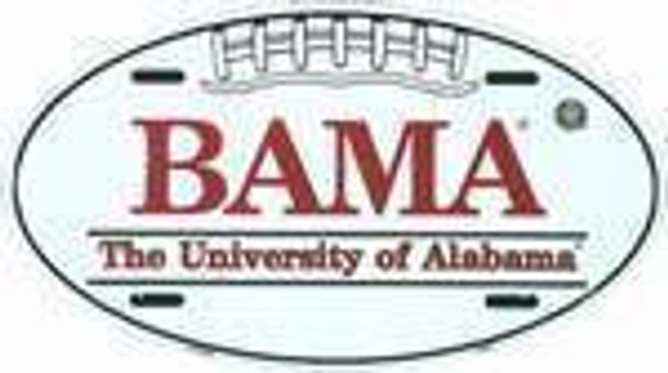 University of Alabama BAMA Oval License Plate