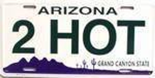 AZ Arizona 2 Hot License Plate