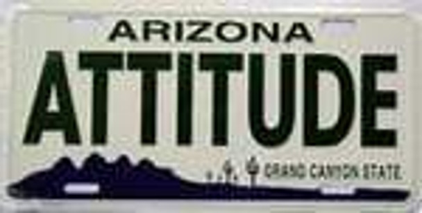 AZ Arizona Attitude License Plate