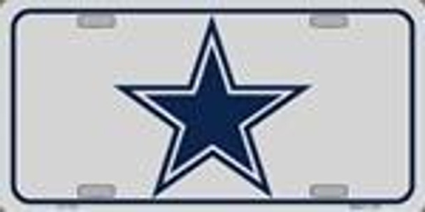 Cowboys Country Blue Star License Plate