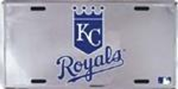Kansas City Royals MLB Chrome License Plate