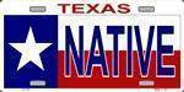 Texas Native License Plate