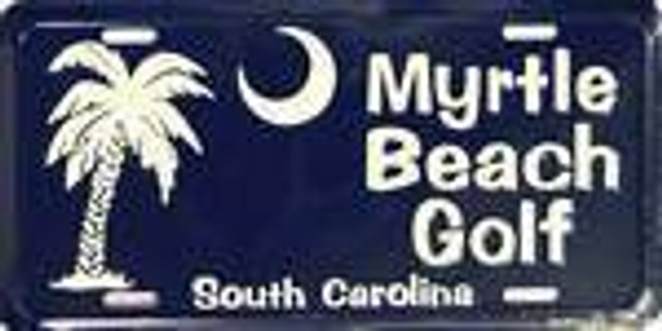 Myrtle Beach Golf License Plate