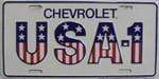 USA - 1 Chevy  License Plate