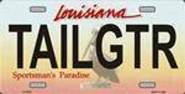 Louisiana State Background License Plate-1