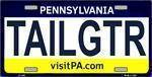 Pennsylvania State Background License Plate