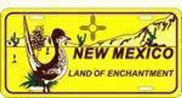 New Mexico Roadrunner License Plate