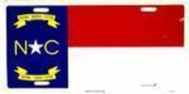 North Carolina Flag License Plate