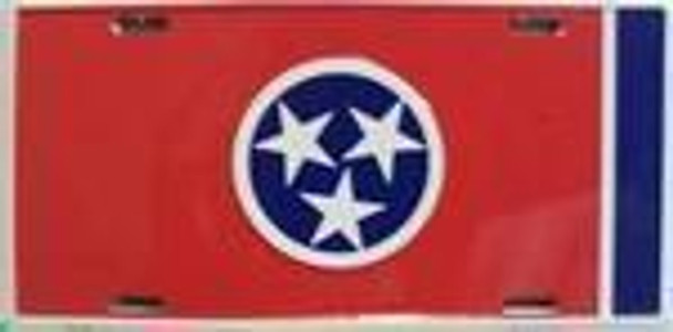 Tennessee flag license plate