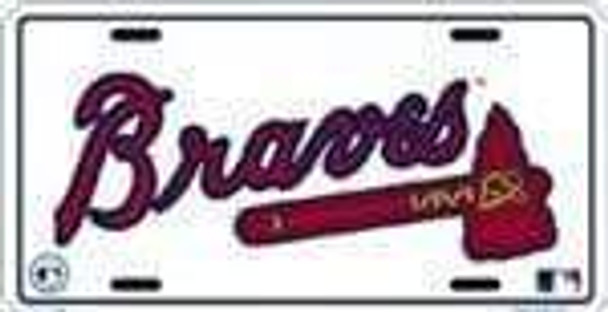 Atlanta Braves MLB Baseball License Plate