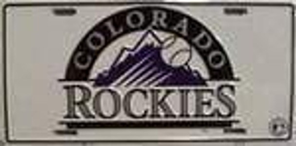 Colorado Rockies MLB Baseball License Plate