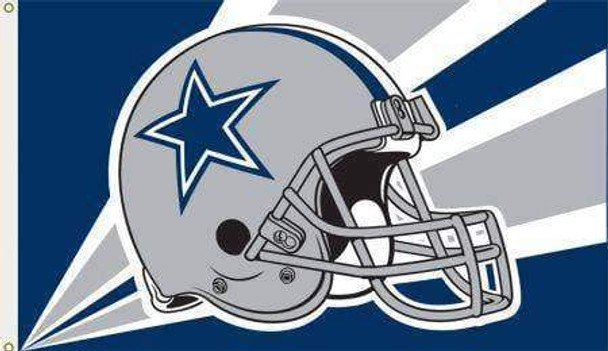 Dallas Cowboys Helmet Flag 3 x 5 ft