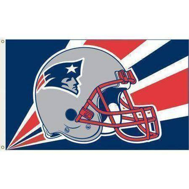 New England Patriots Helmet Flag 3 x 5 ft
