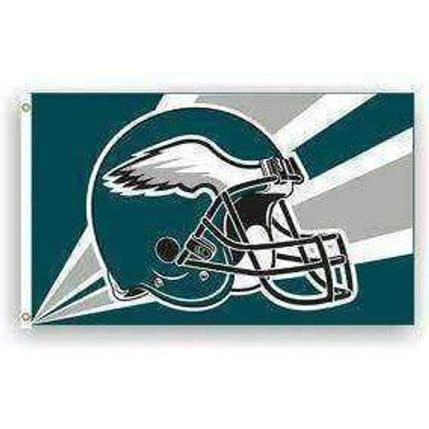 Philadelphia Eagles Helmet Flag 3 x 5 ft