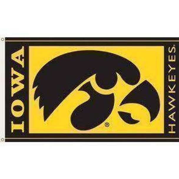 University of Iowa College Football Team Flag 3 x 5 ft