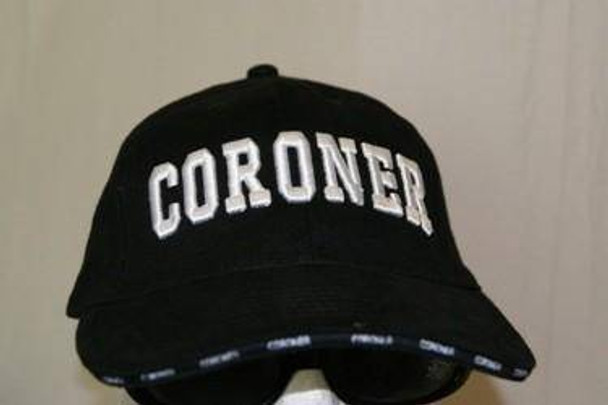 Black Coroner Cap