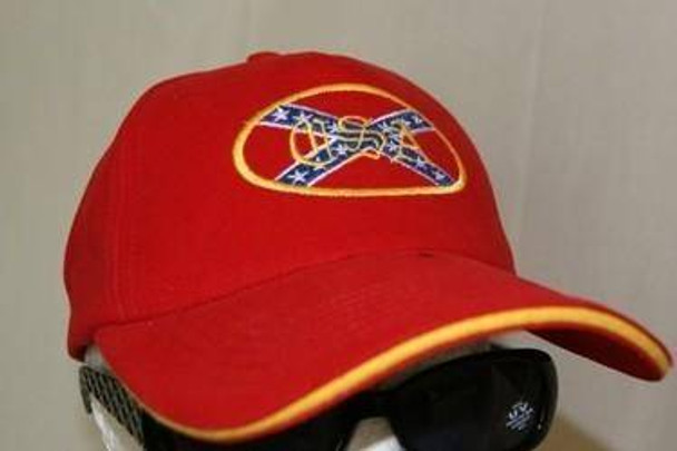 CSA Confederate States of America Red Cap