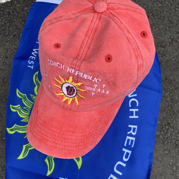 Key West - Conch Republic - Red Hat Cap