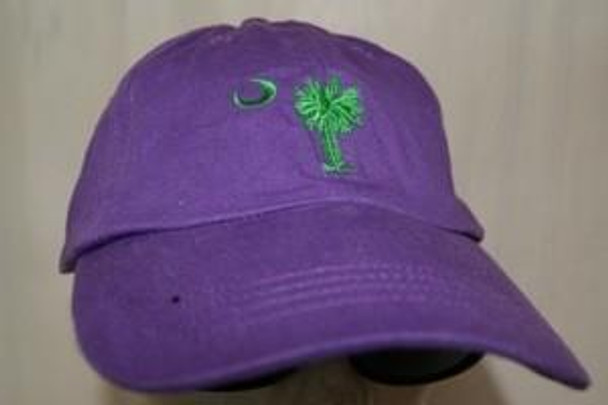 Purple and Green South Carolina Cap