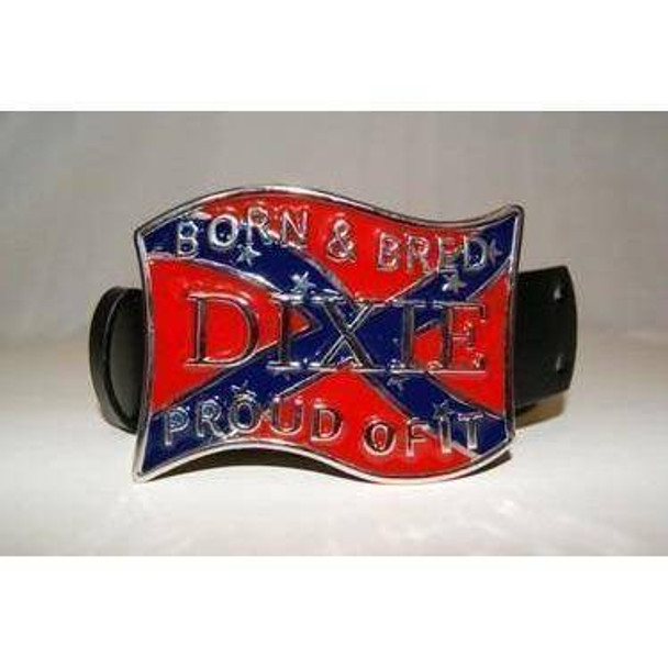 Dixie Born Bred Belt Buckle