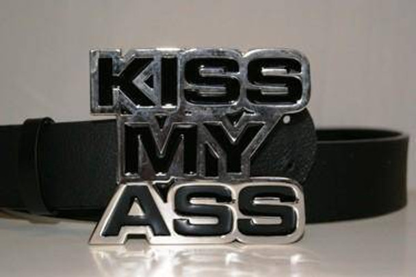 Kiss My Ass Belt Buckle