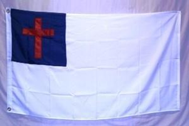 Christian Flag 4 X 6 inch