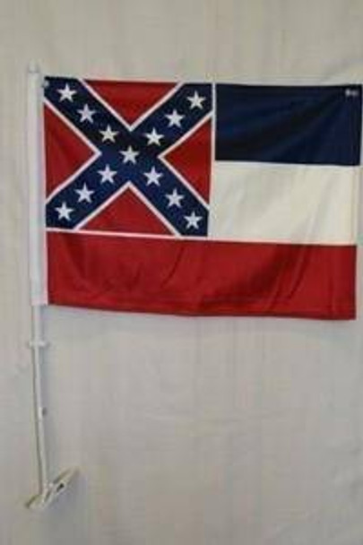State of Mississippi Double Sided Car Flag