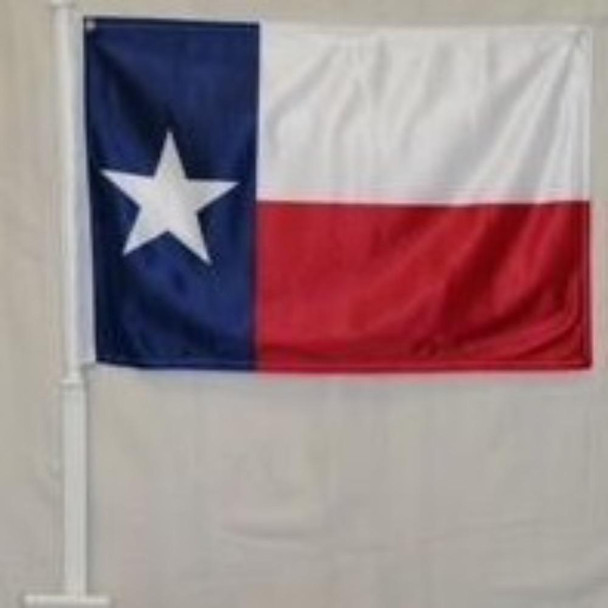 Texas Double Sided Car Flag