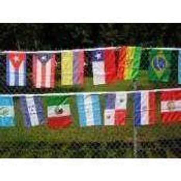 Hispanic 12 x 18 String Flags