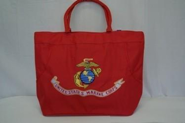 Red US Marine Corps Beach Bag