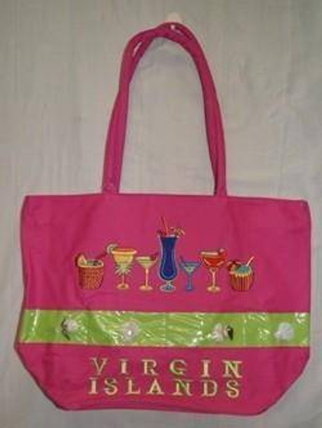 Drinks and Shells Virgin Islands Beach Bag