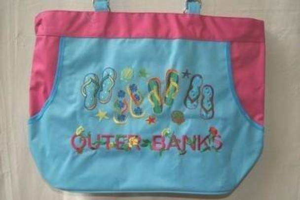 Outer Banks Flip Flop Beach Bag