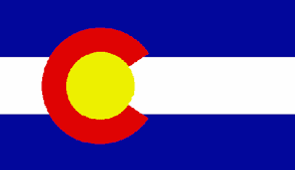 Colorado License Plate