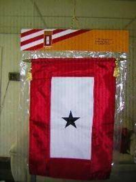 Service One Star Flag 8 x 16 inch with grommets