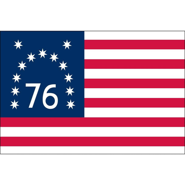USA Bennington 76 Cotton Flag 3x