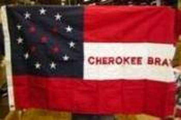 Cherokee Braves Flag Cotton 3x5 ft.