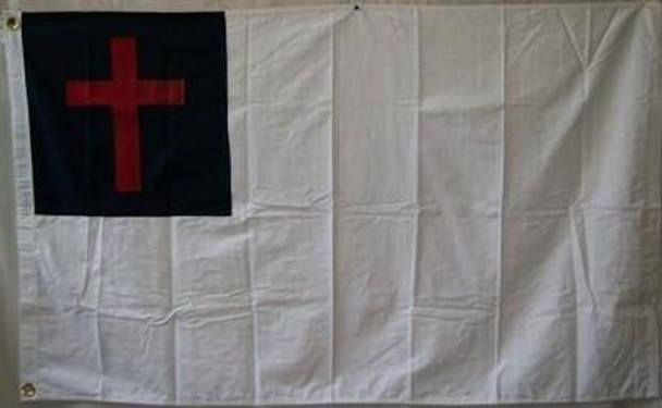 Christian Cotton Flag 3 x 5 ft.