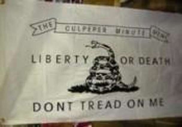 Gadsden Flag Culpeper Minutemen Cotton 3x5 ft