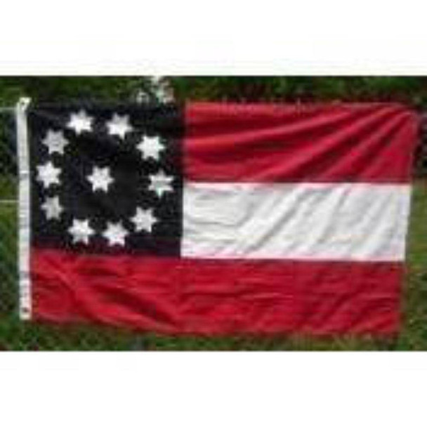 Georgia 2nd Infantry Confederate Flag Cotton 3x5 ft