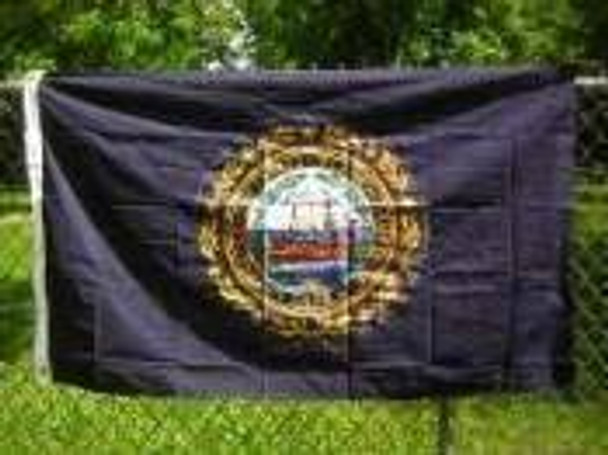 New Hampshire Cotton Flag 3 x 5 ft.