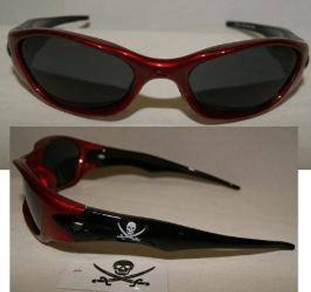 Red/Black Calico Jack Sunglasses