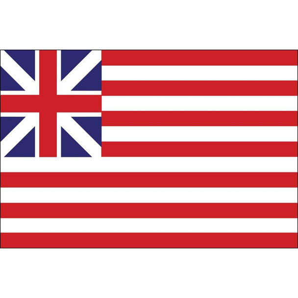 Continental Colors Grand Union Flag Nylon Embroidered Flag 3 x 5 ft.