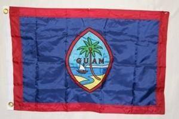 U.S. Territory Guam Flag Nylon Embroidered 2 x 3 ft.