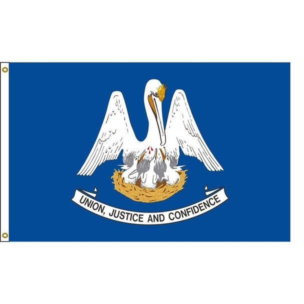 State of Louisiana Flag Nylon Embroidered