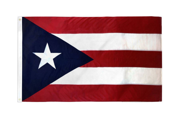 Puerto Rico Flag Nylon Embroidered 3x5 ft.