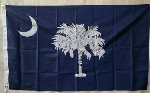 State of South Carolina Flag Nylon Embroidered Flag 5 x 8 ft.