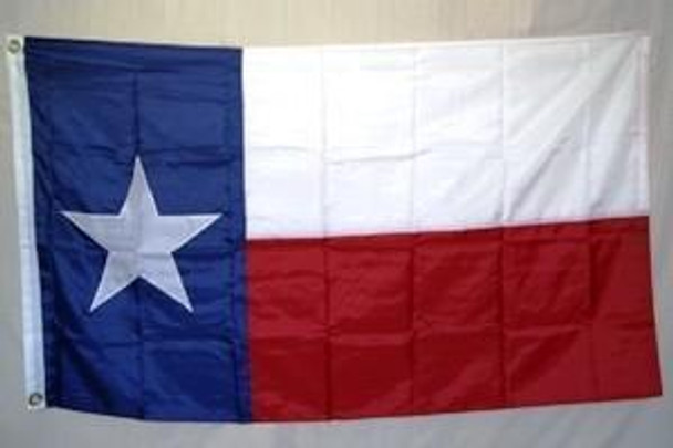 State of Texas Flag Nylon Embroidered 5 x 8 ft.