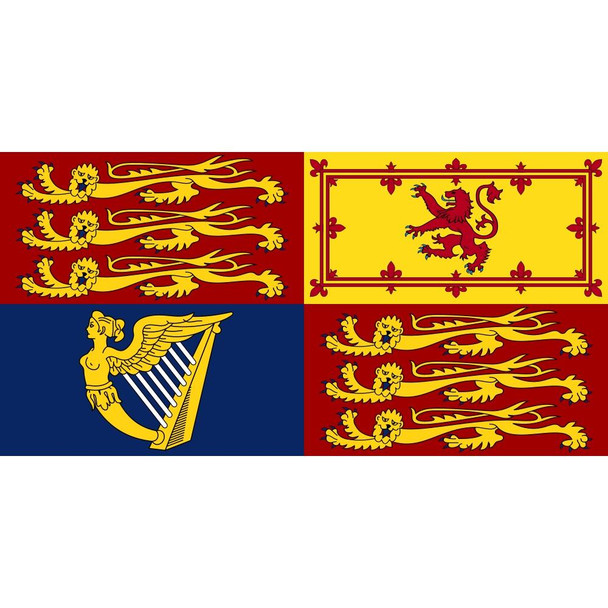 UK Royal Flag Nylon Embroidered 2 x 3 ft. (Special)