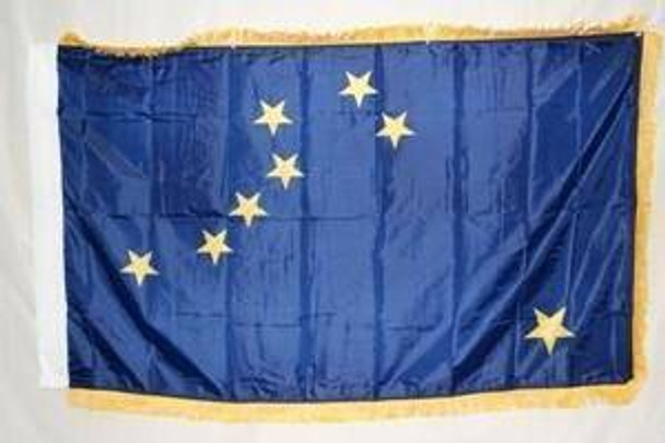 Alaska Standard Flag 3x5 ft. with Fringe